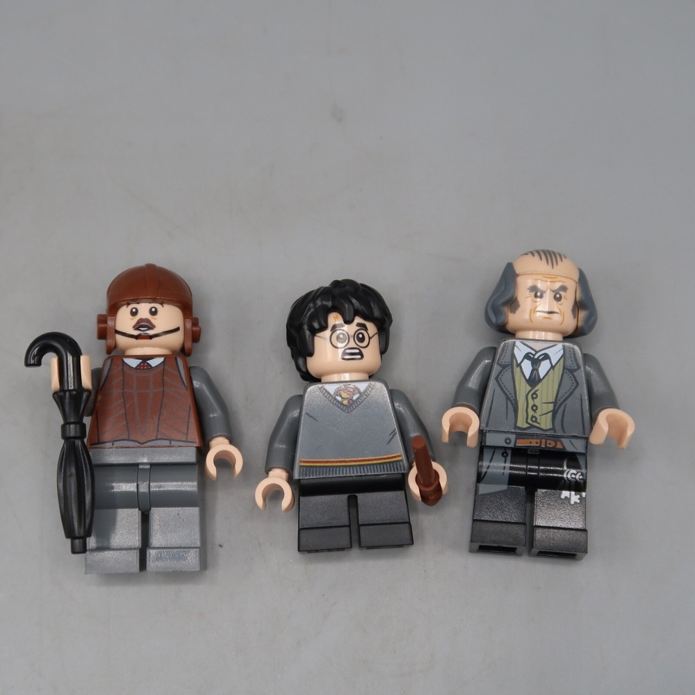 LEGO Minifigure Argus Filch Harry Potter Jacob Kowalski Fantastic Beast lot